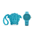Versace Blue Synthetic Bracelet Watch Versace