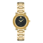 Versace Gold Stainless Steel Dress Watch Versace