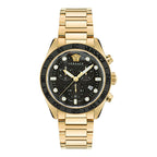 Versace Gold Stainless Steel Dress Watch Versace
