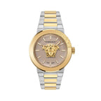 Versace Gold Stainless Steel Dress Watch Versace