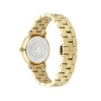 Versace Gold Stainless Steel Dress Watch Versace