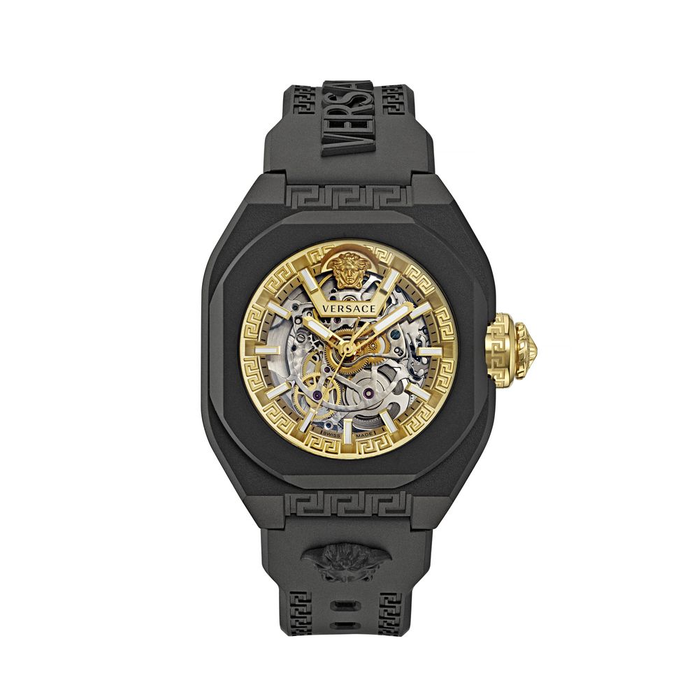 Versace Black Synthetic Bracelet Watch Versace