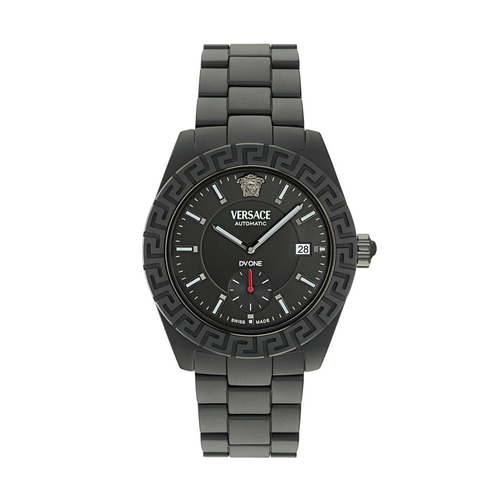 Versace Black Ceramic Dress Watch Versace