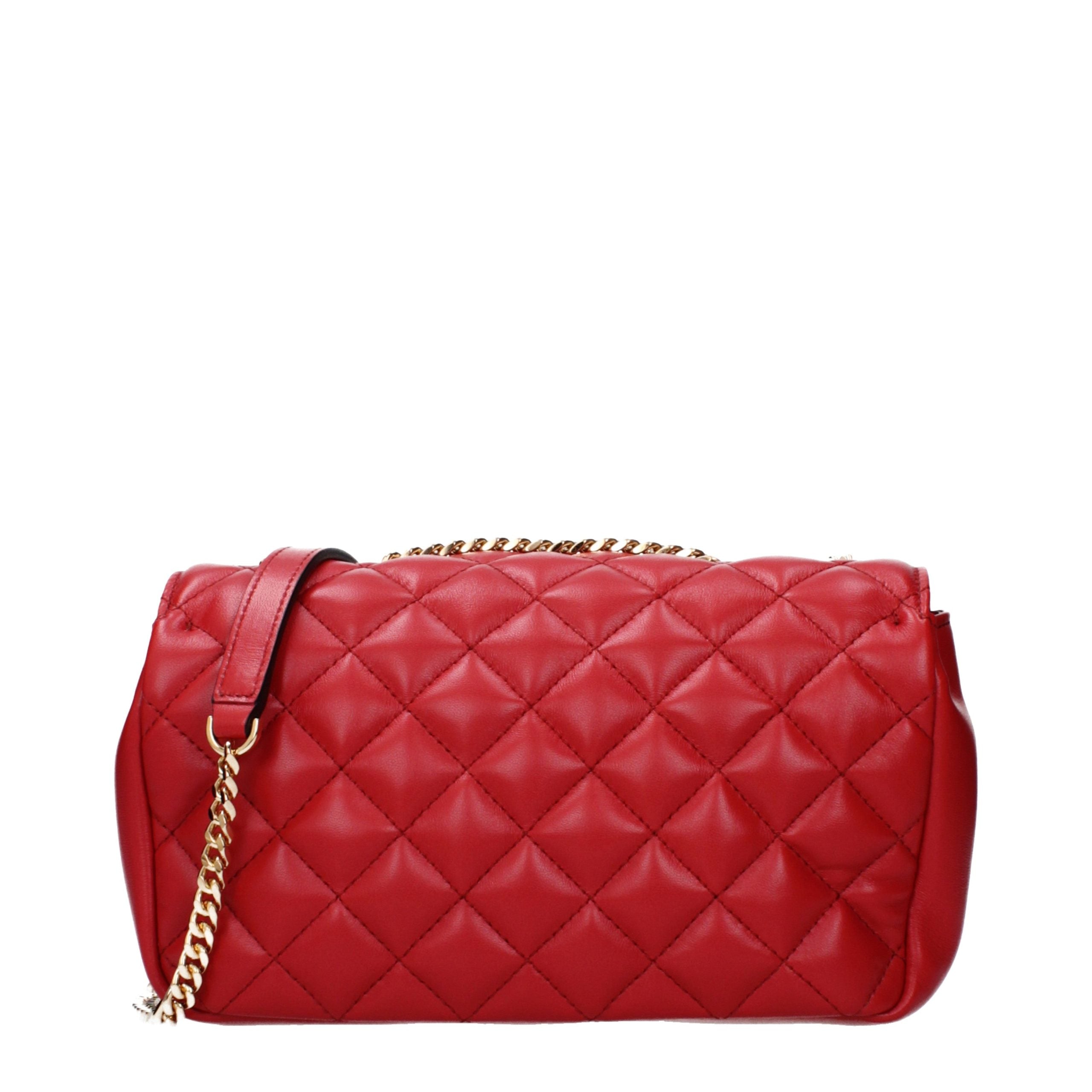 Versace schoudertas van rood leer Versace