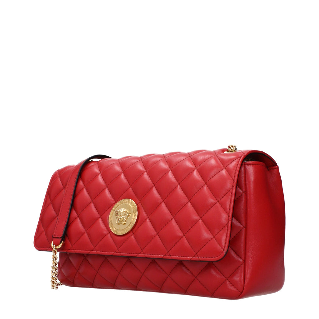 Versace schoudertas van rood leer Versace