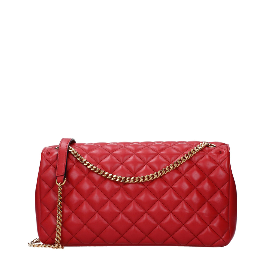 Versace schoudertas van rood leer Versace