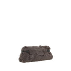 Brunello Cucinelli Brown Fur Clutch Bag Brunello Cucinelli