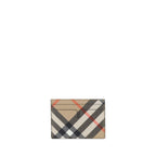Burberry Beige Cotton Cardholder Burberry