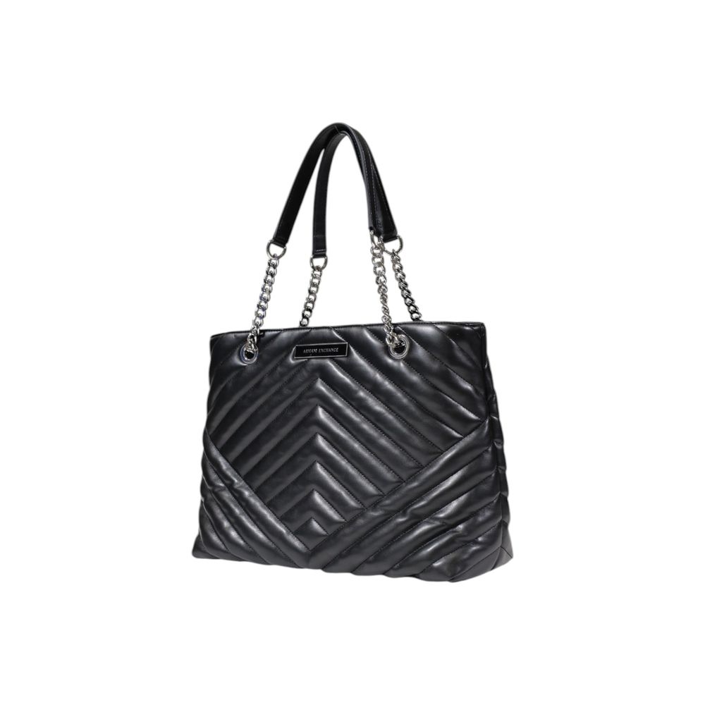 Armani Exchange Black Polyester Handbag Armani Exchange