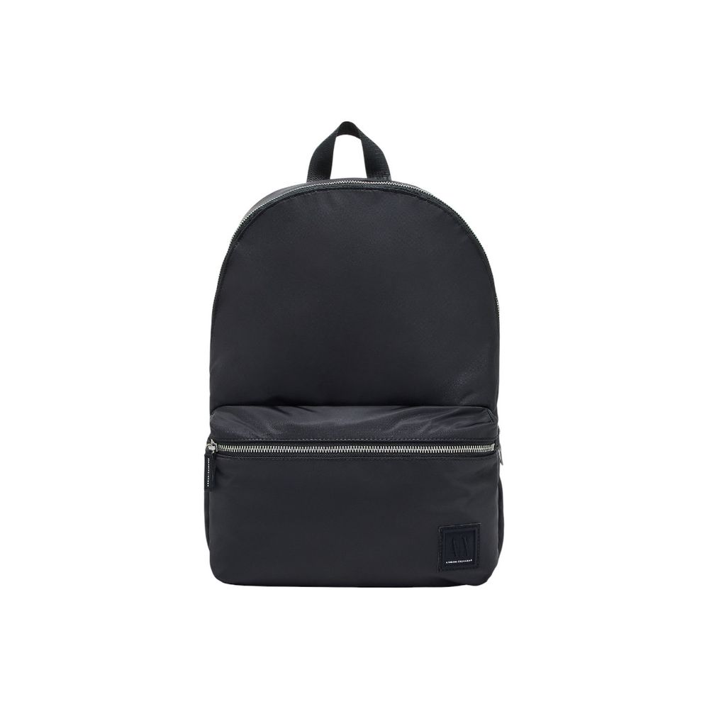 Armani Exchange Black Polyamide Backpack Armani Exchange
