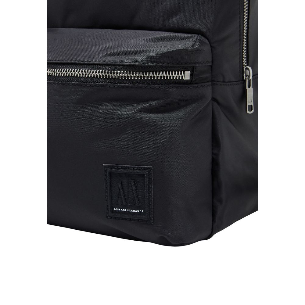 Armani Exchange Black Polyamide Backpack Armani Exchange