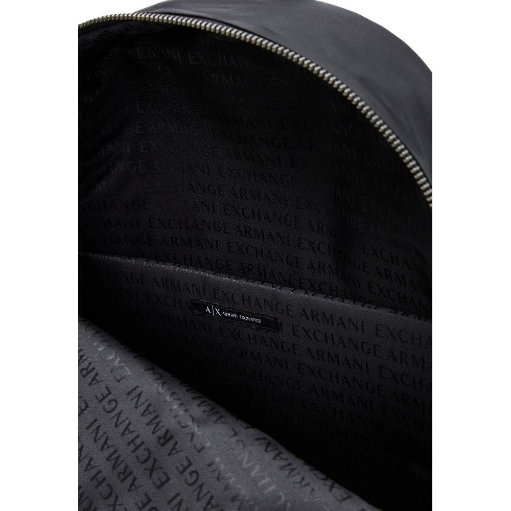Armani Exchange Black Polyamide Backpack Armani Exchange