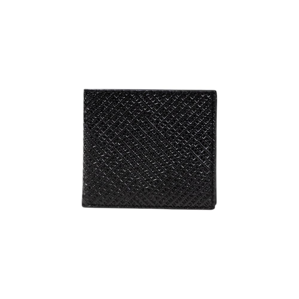 Armani Exchange Black Leather Wallet Armani Exchange