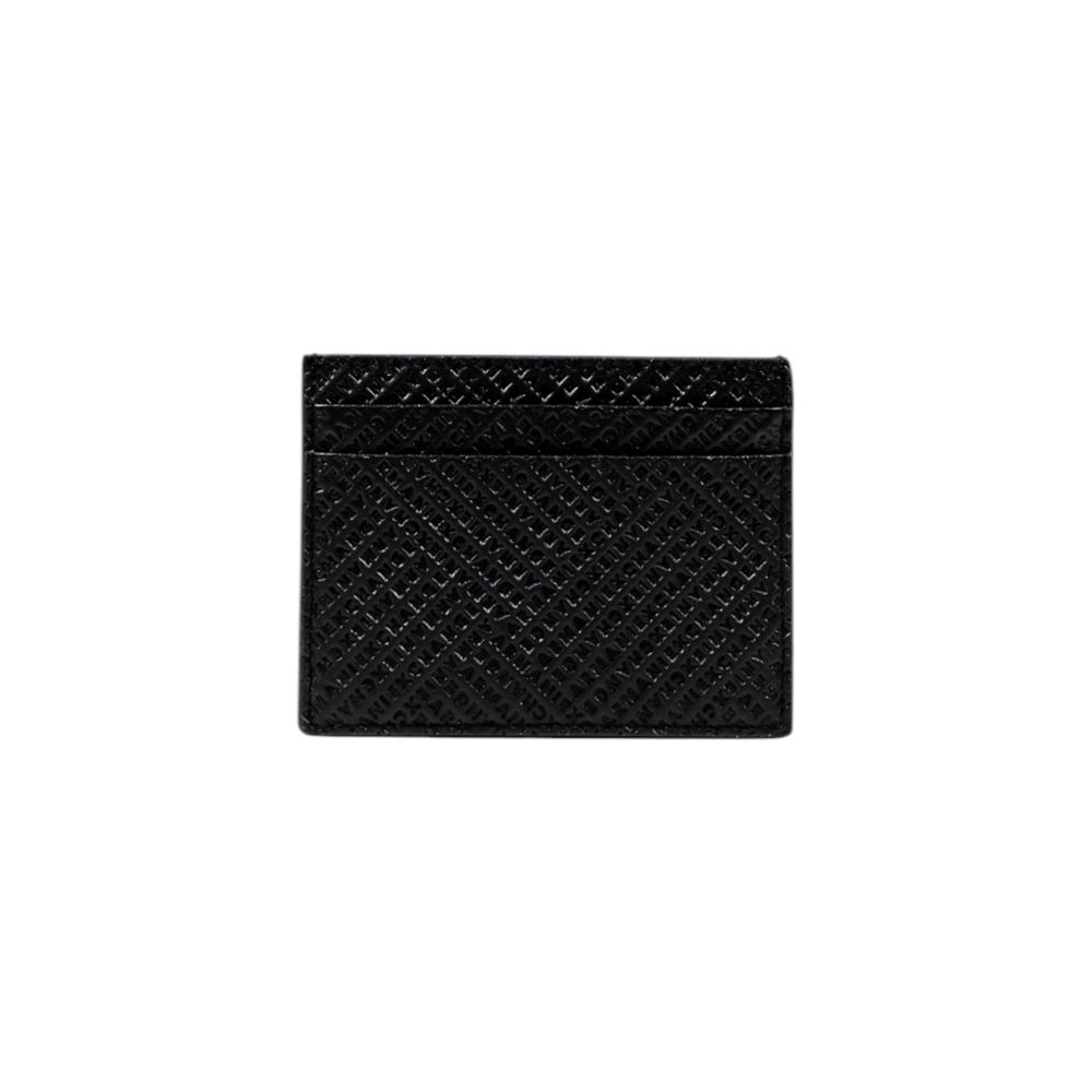 Armani Exchange Black Leather Cardholder Armani Exchange