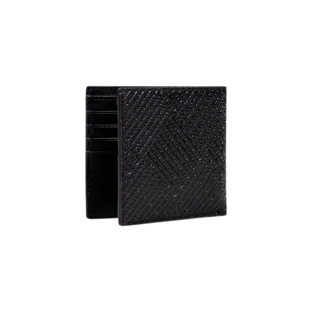 Armani Exchange Black Leather Wallet Armani Exchange