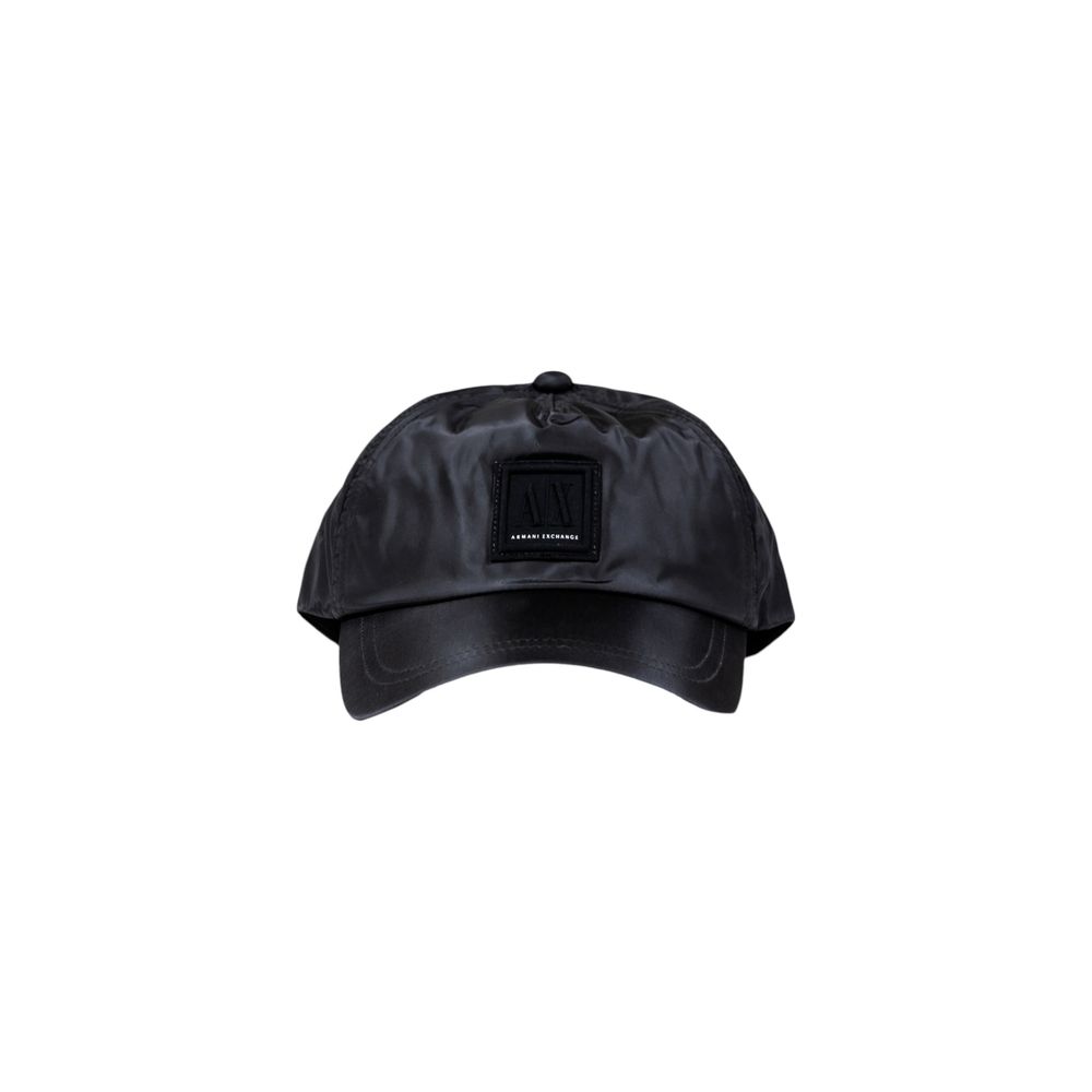 Armani Exchange Black Polyamide Cap (Baseball Hat) Armani Exchange