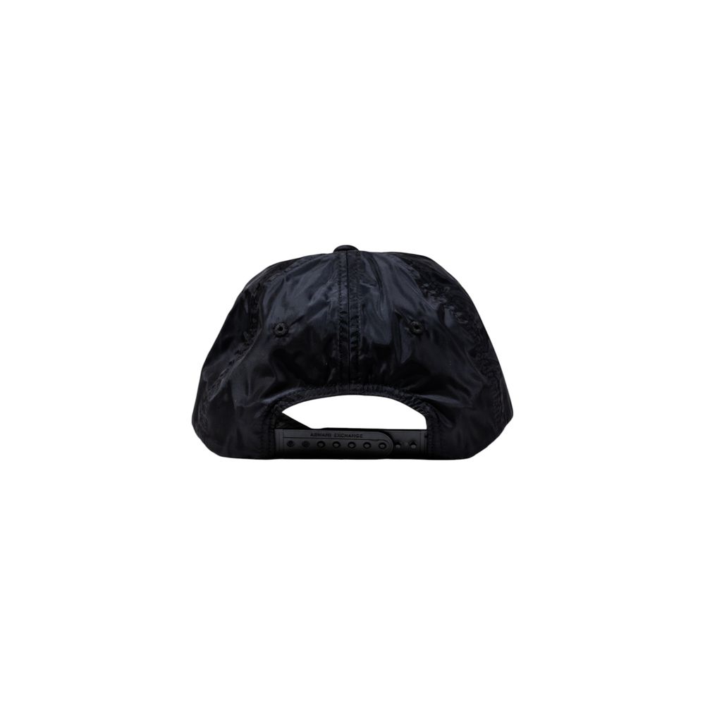 Armani Exchange Black Polyamide Cap (Baseball Hat) Armani Exchange