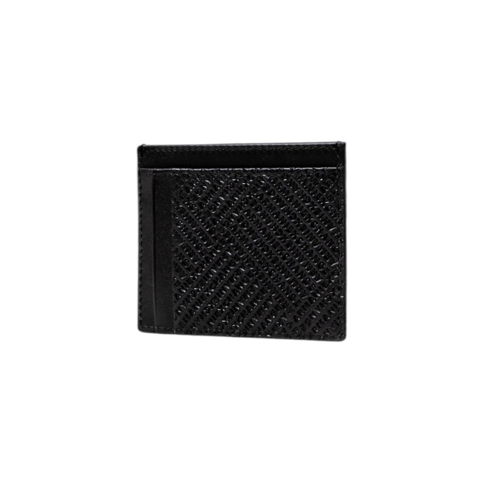 Armani Exchange Black Leather Cardholder Armani Exchange