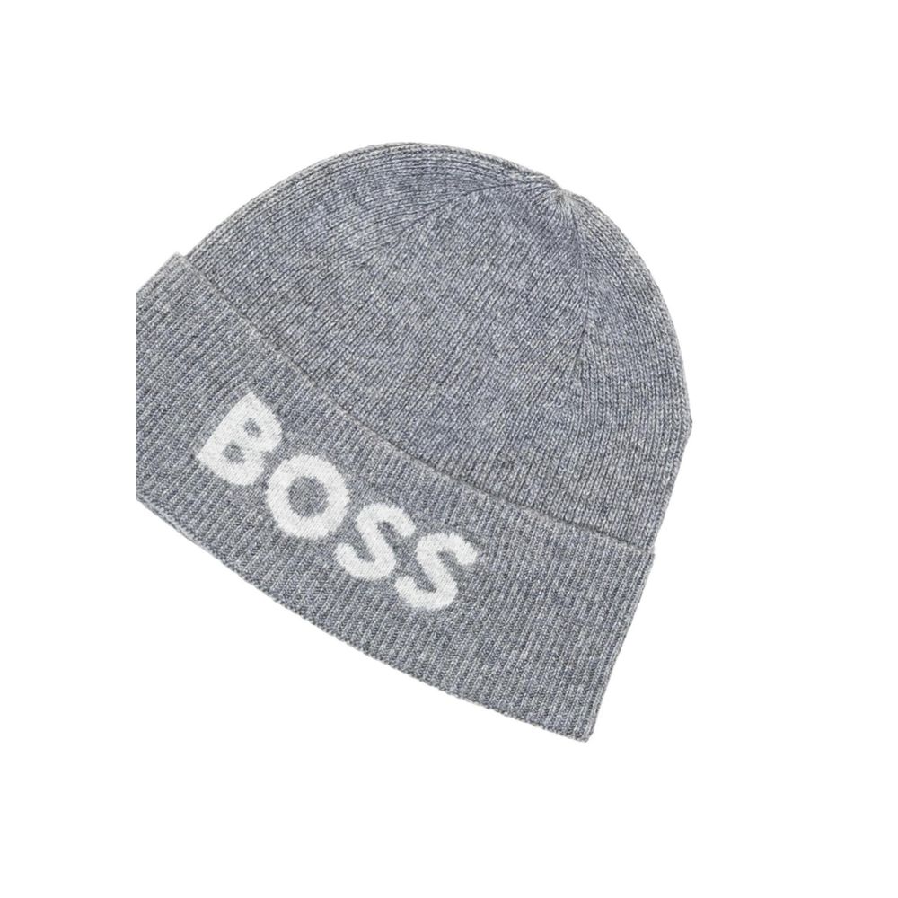Hugo Boss Gray Recycled Polyamide Cap (Baseball Hat) Hugo Boss