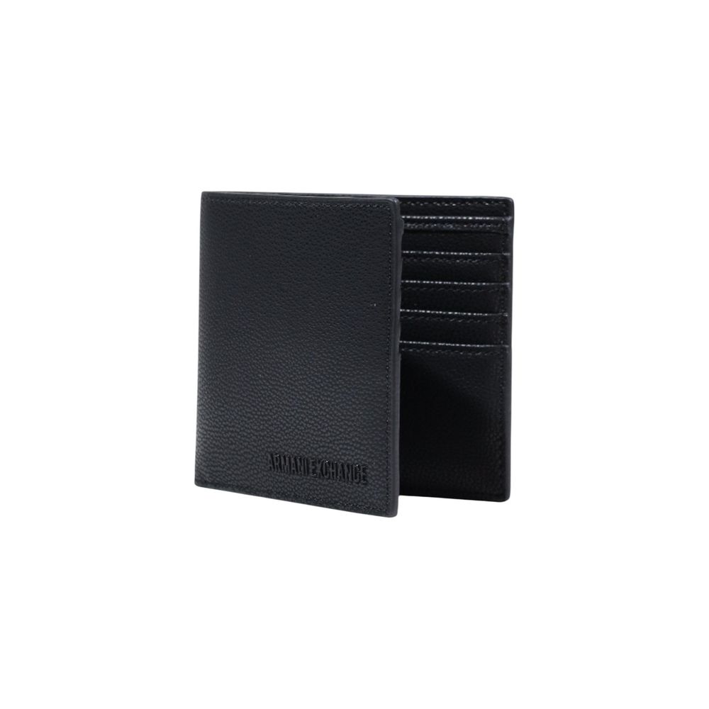 Armani Exchange Black Polyester Wallet Armani Exchange