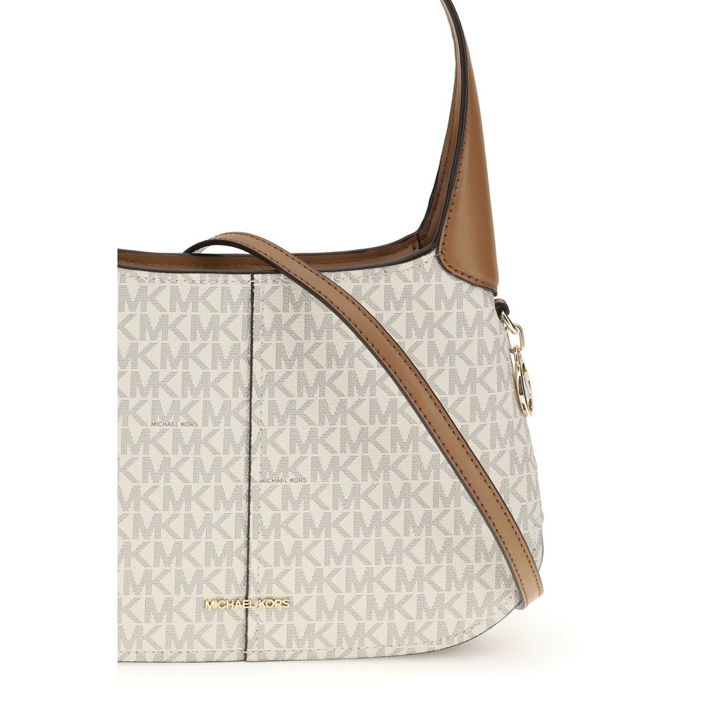 Michael Kors Beige Cotton Shoulder Bag Michael Kors