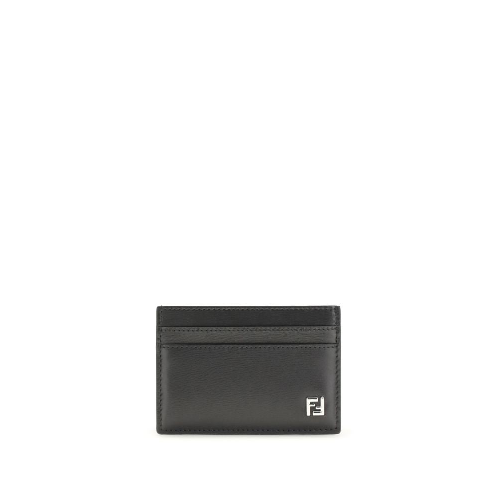 Fendi Black Calf Leather Bos Taurus Wallet Fendi