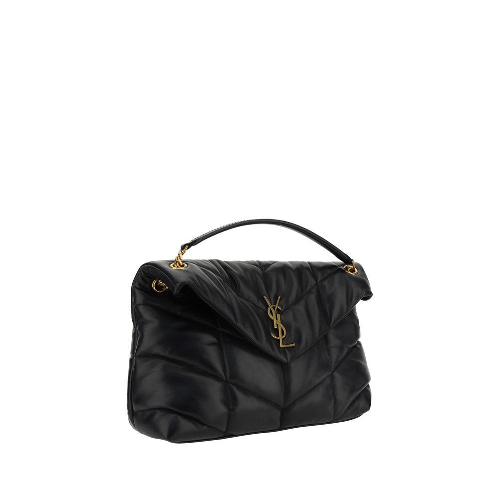 Saint Laurent Black Lamb Leather Shoulder Bag Saint Laurent