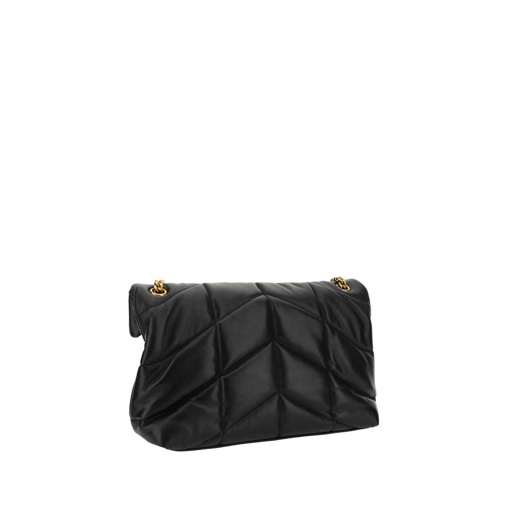 Saint Laurent Black Lamb Leather Shoulder Bag Saint Laurent