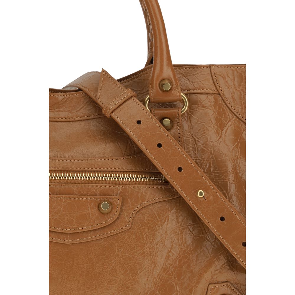 Balenciaga Beige Lamb Ovis Aries Aries Handbag Balenciaga