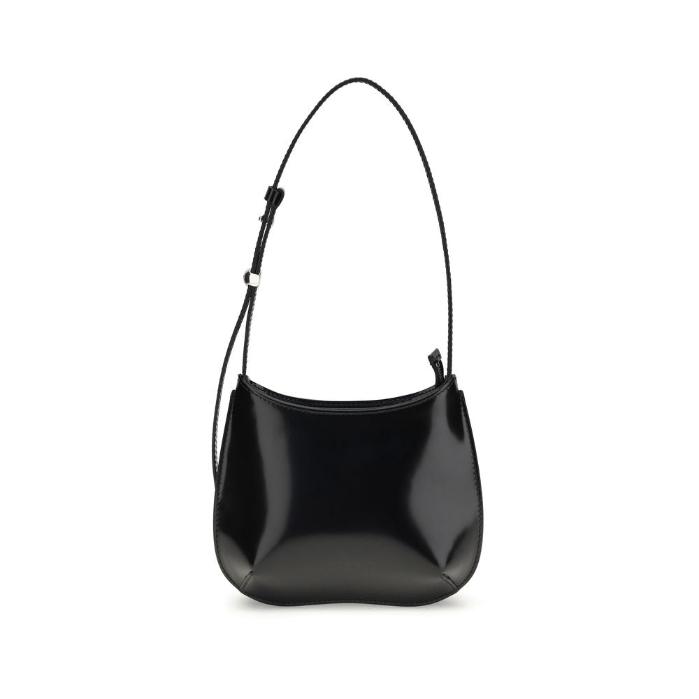 Jacquemus Black Calf Leather Bos Taurus Shoulder Bag Jacquemus