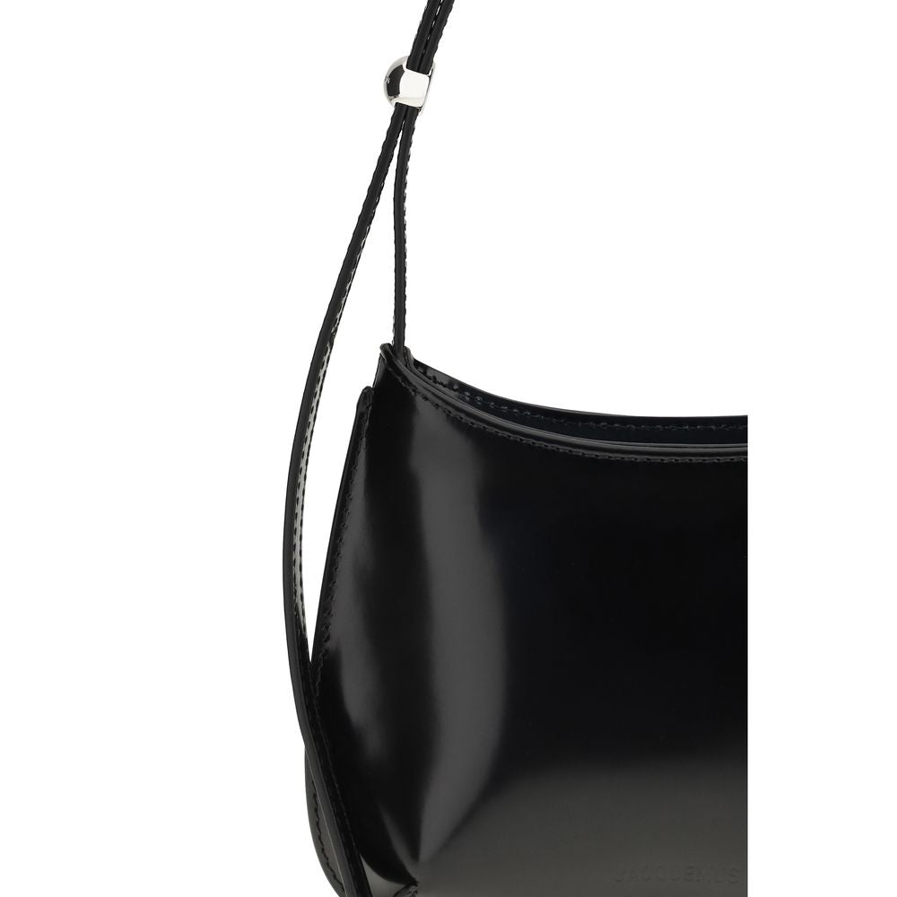Jacquemus Black Calf Leather Bos Taurus Shoulder Bag Jacquemus