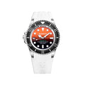 Bobroff White Rubber Sport Watch Bobroff
