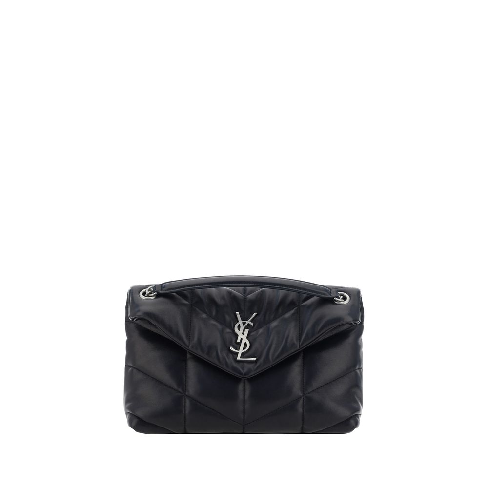 Saint Laurent Black Lamb Ovis Aries Aries Shoulder Bag Saint Laurent