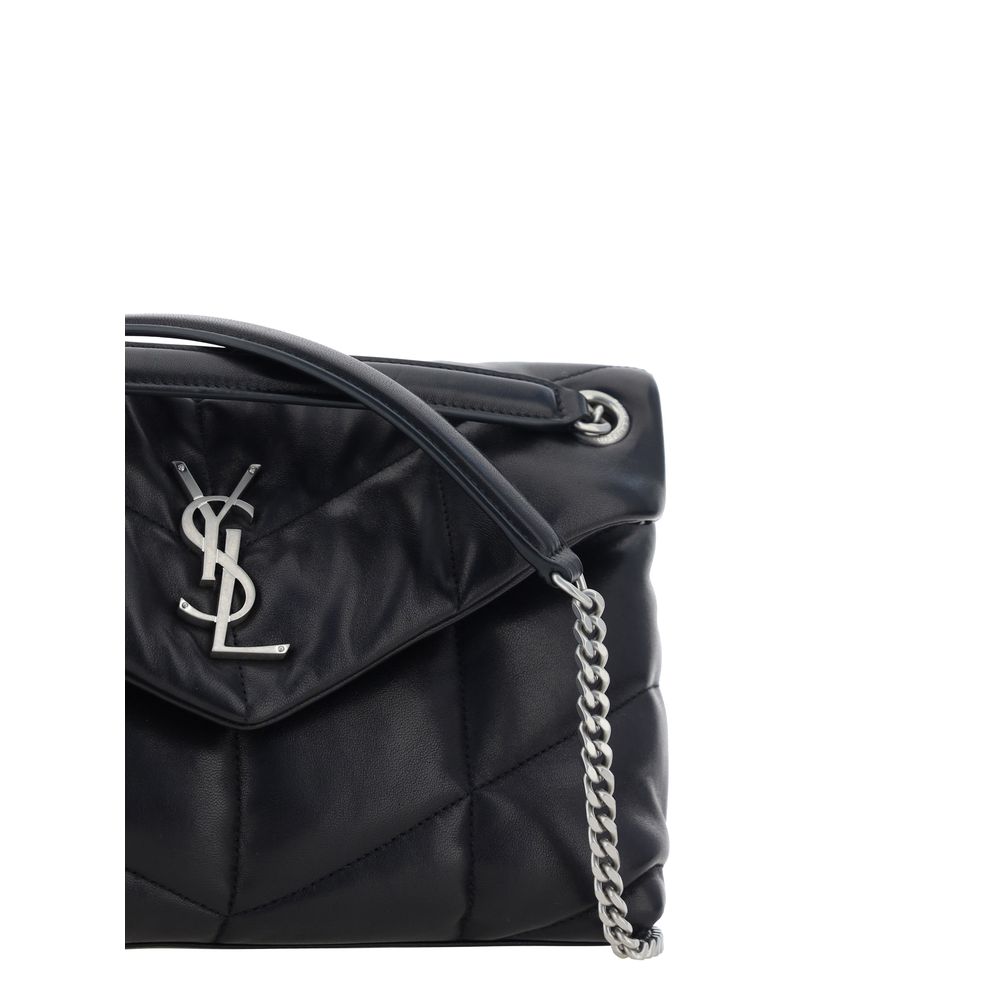Saint Laurent Black Lamb Ovis Aries Aries Shoulder Bag Saint Laurent