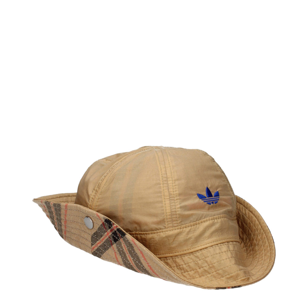 Adidas Beige Fabric Bucket Hat Adidas