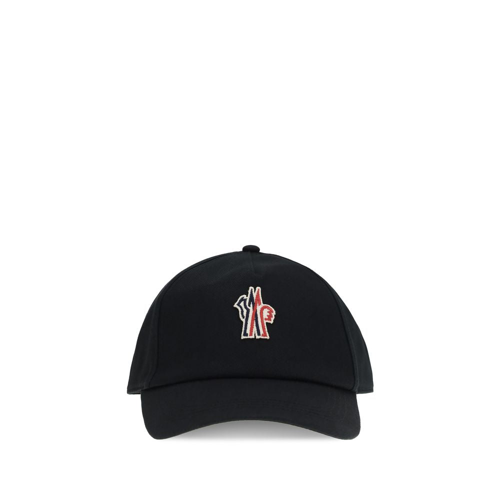 Moncler Grenoble Black Cotton Cap (Baseball Hat) Moncler Grenoble
