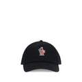 Moncler Grenoble Black Cotton Cap (Baseball Hat) Moncler Grenoble