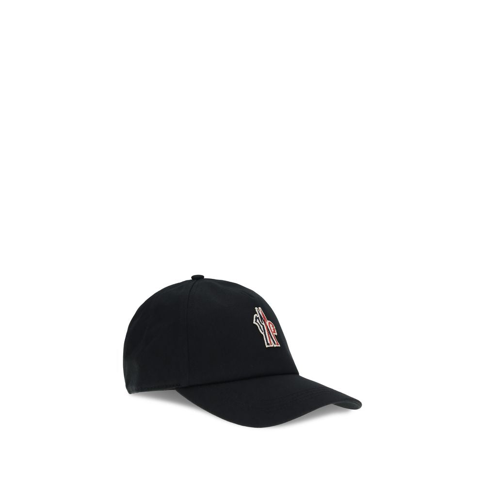 Moncler Grenoble Black Cotton Cap (Baseball Hat) Moncler Grenoble