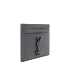 Saint Laurent Gray Calf Leather Bos Taurus Wallet Saint Laurent