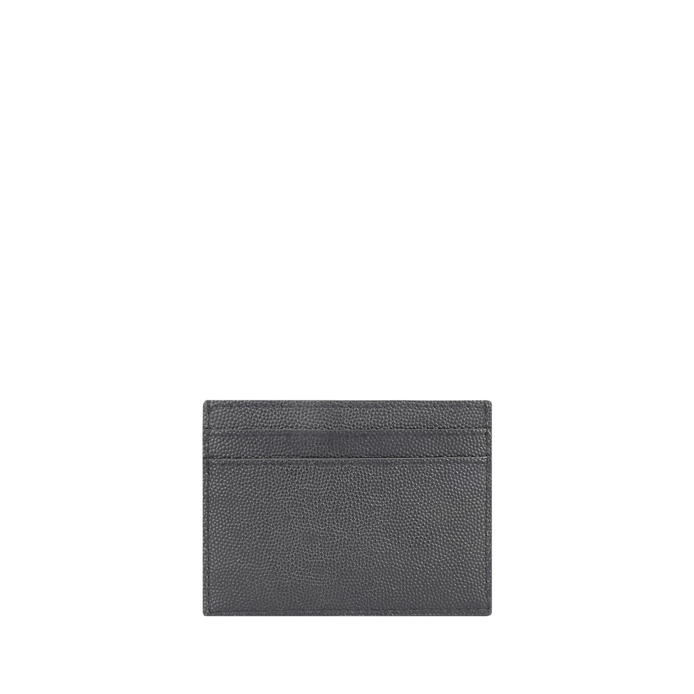 Saint Laurent Gray Calf Leather Bos Taurus Wallet Saint Laurent