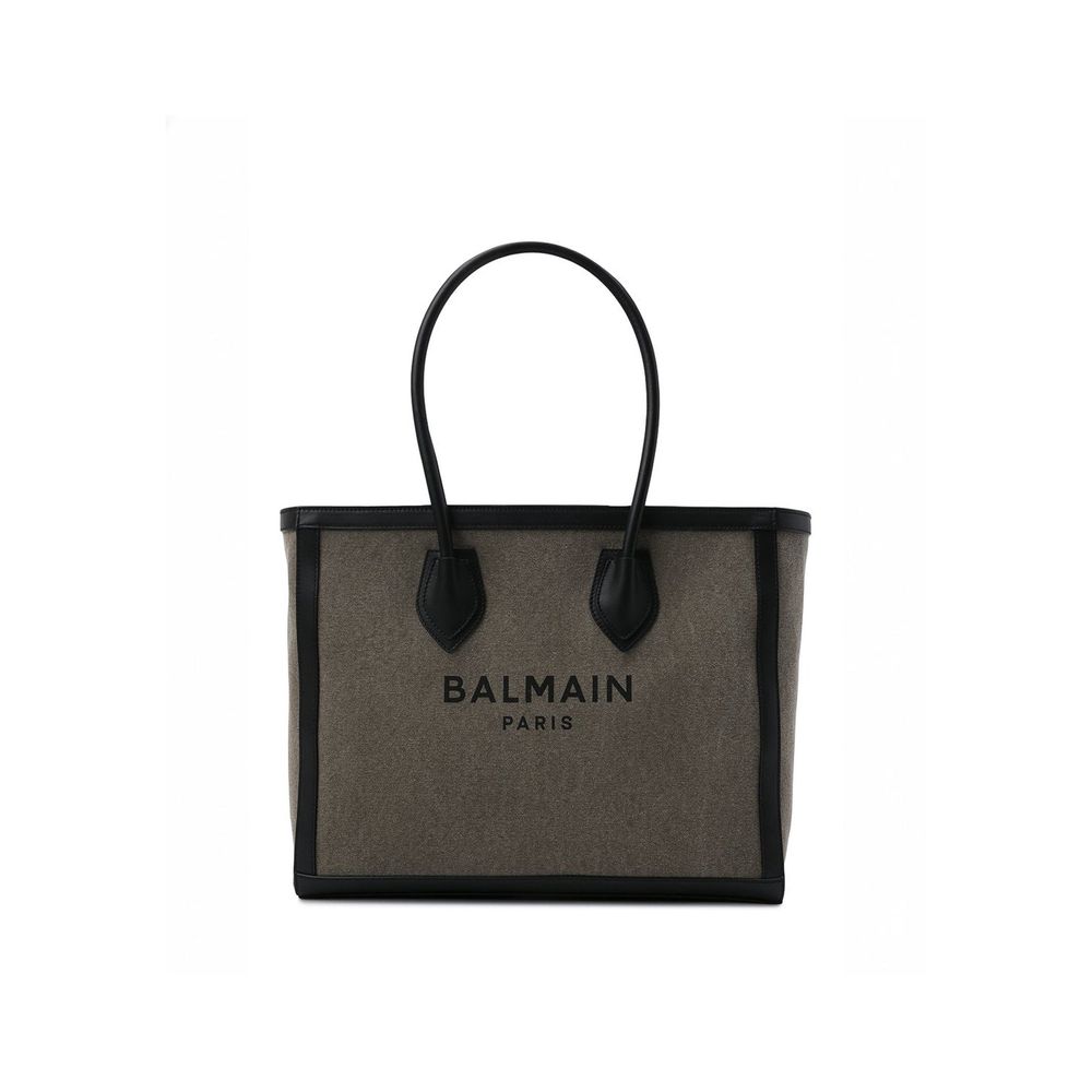 Balmain Bicolor Cotton Tote Bag Balmain