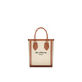 Balmain Brown Cotton Tote Bag Balmain