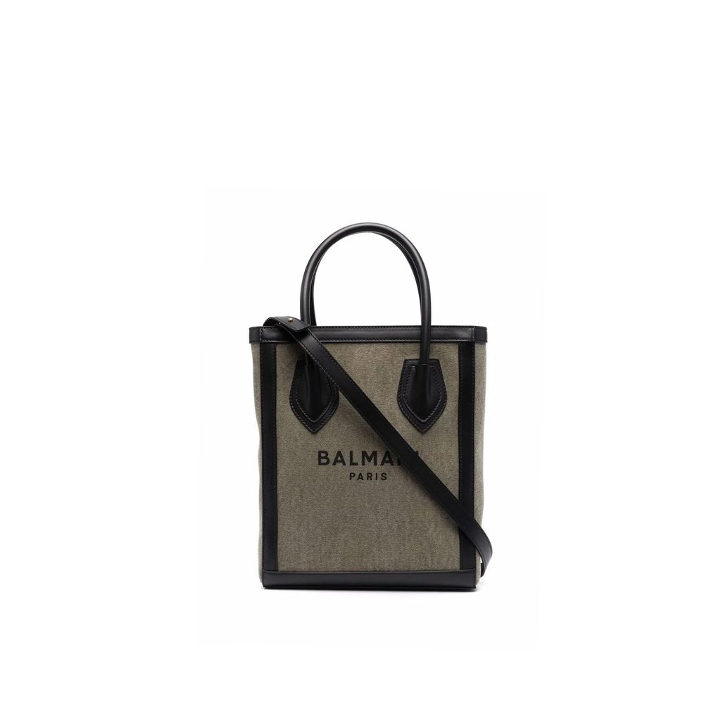 Balmain Bicolor Cotton Tote Bag Balmain