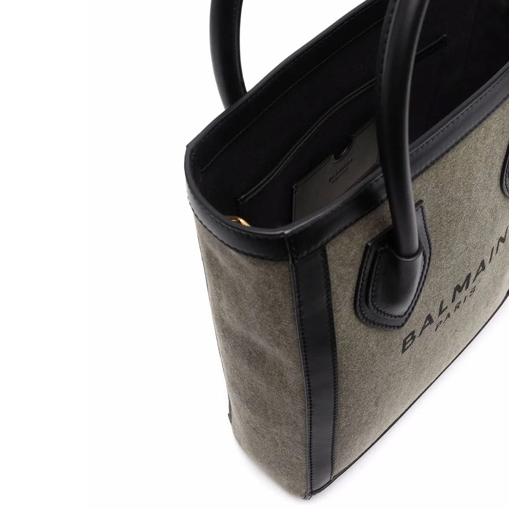 Balmain Bicolor Cotton Tote Bag Balmain