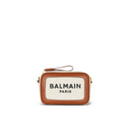 Balmain Brown Cotton Crossbody Bag Balmain