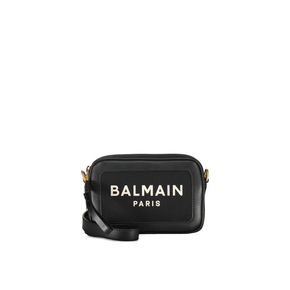 Balmain Black Cotton Shoulder Bag Balmain
