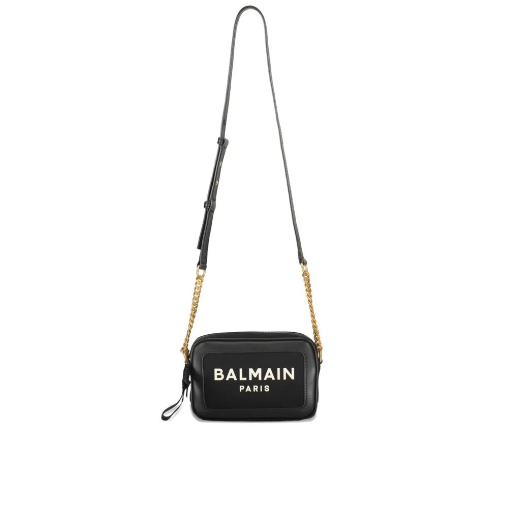 Balmain Black Cotton Shoulder Bag Balmain