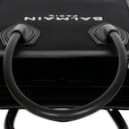 Balmain Black Cotton Tote Bag Balmain