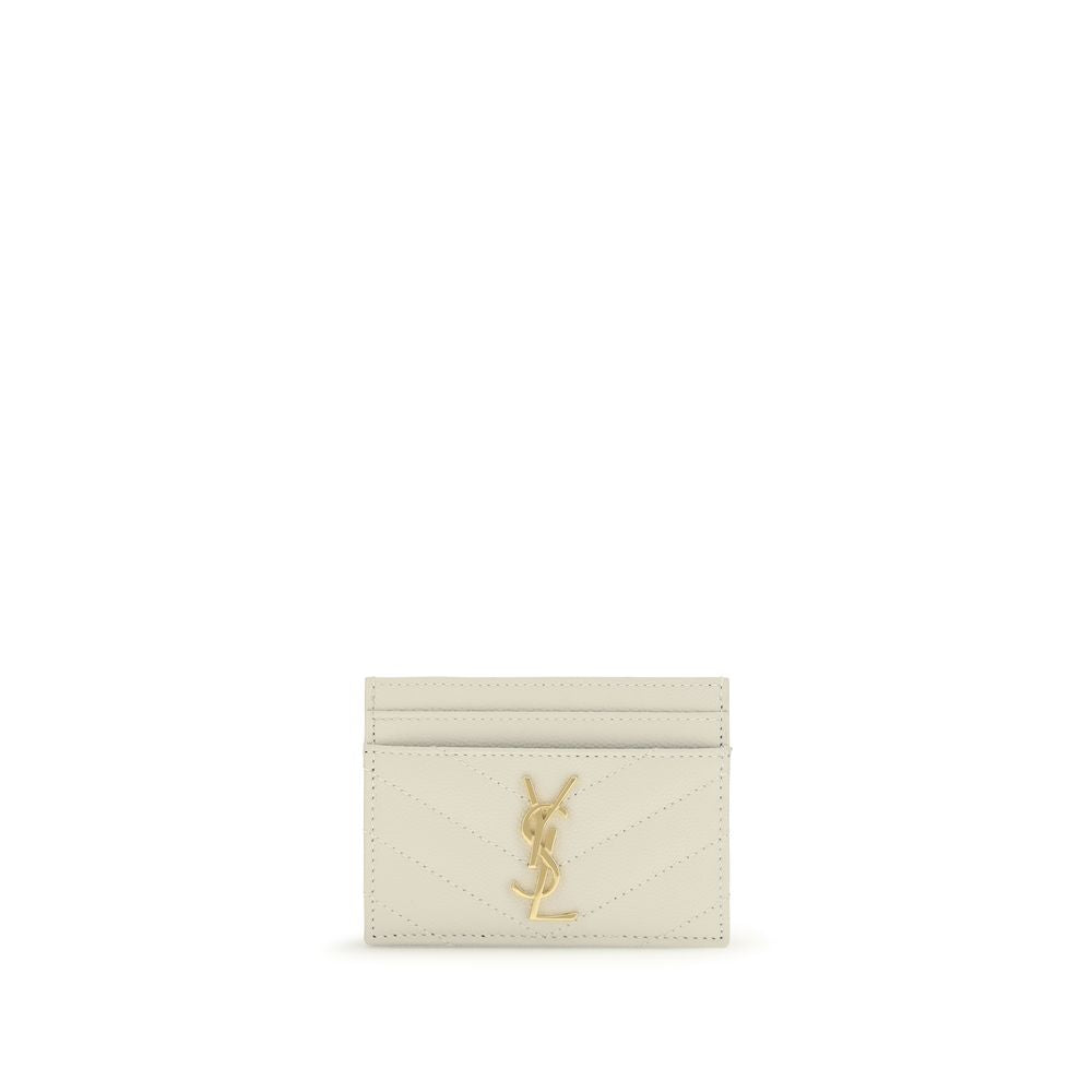 Saint Laurent Beige Calf Leather Bos Taurus Wallet Saint Laurent