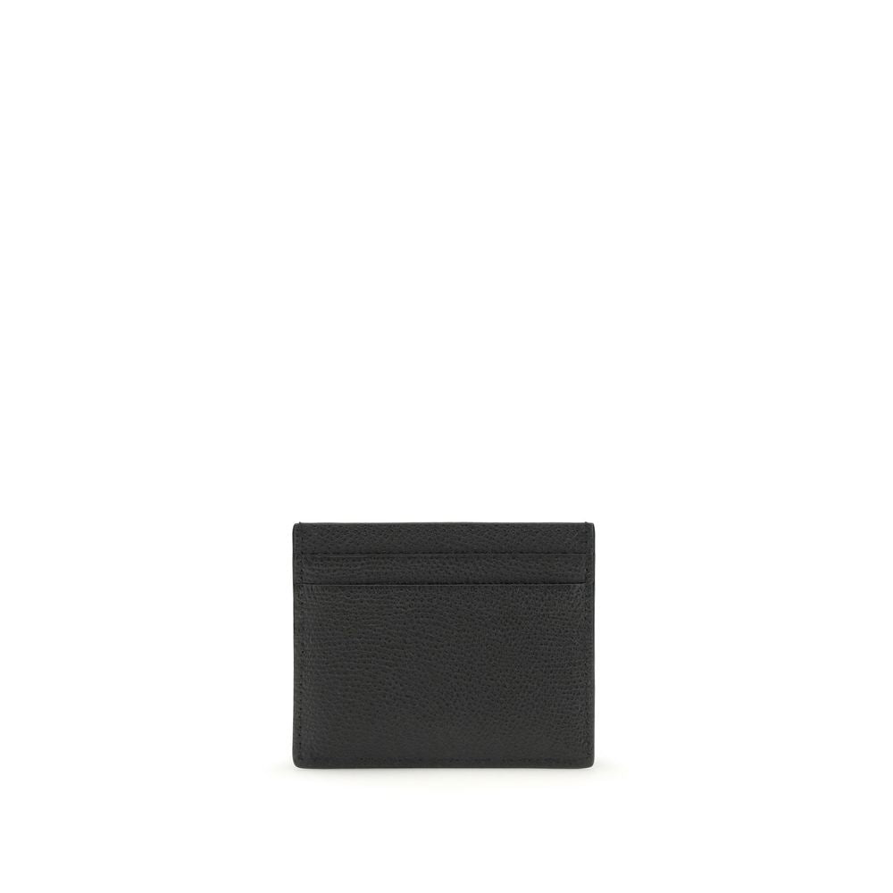 Valentino Garavani Black Calf Leather Bos Taurus Wallet Valentino Garavani